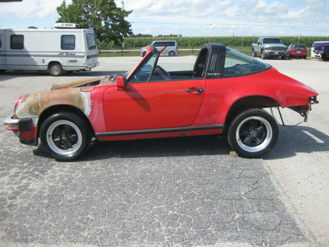 1988 porsche 911 carrera targa parts car