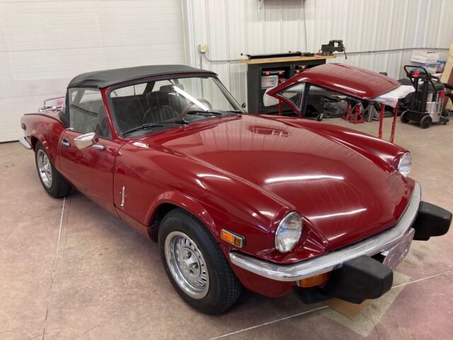1978 triumph spitfire convertible red rwd manual
