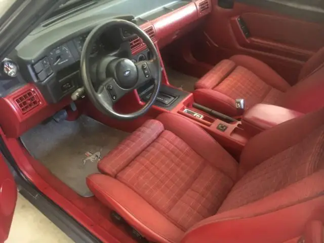 1989 mustang lx vert-66k original miles-1 of 485-supercharged-extremely clean