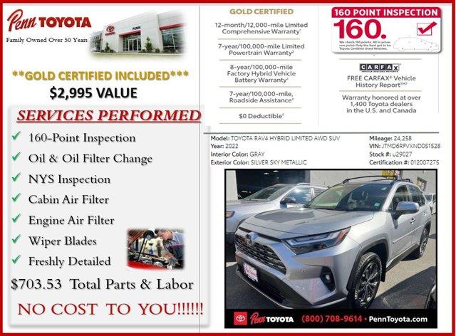 2022 toyota rav4 hybrid limited