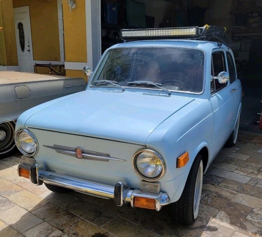 1971 fiat 850 coupe coupe blue rwd manual