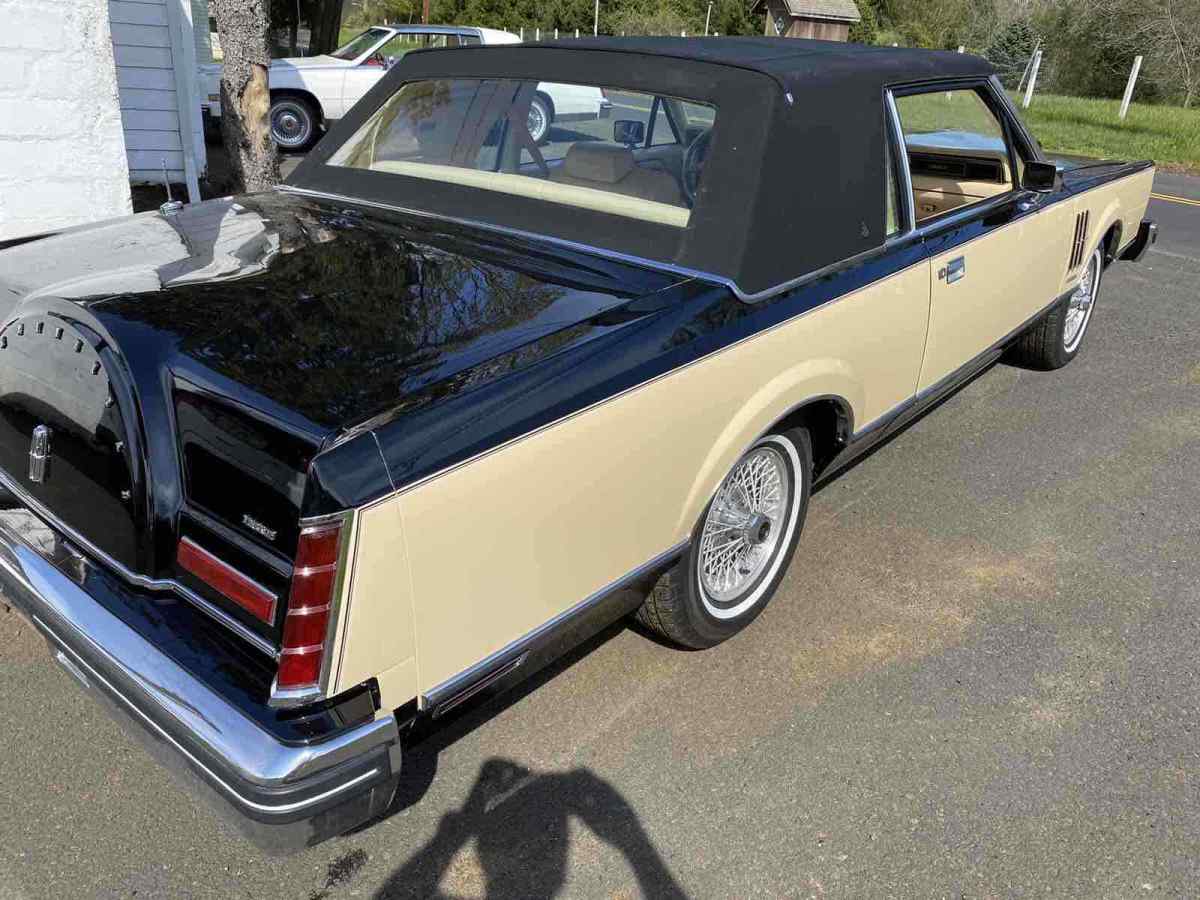 1983 lincoln mark vi black rwd automatic