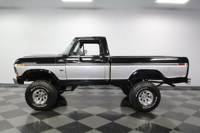 1979 ford f-150 ranger xlt 4x4 pickup truck 429 v8 3 speed automatic classic vin