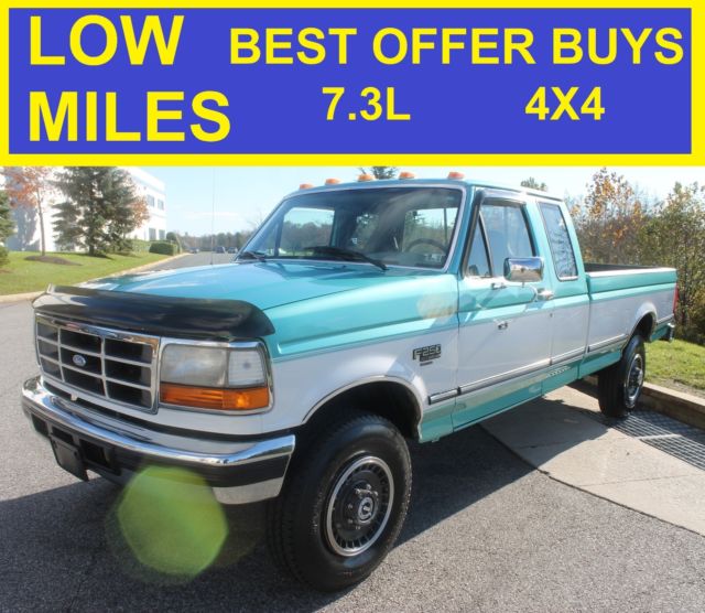 best offer buys 7.3l v8 1994 ford f250 124k super clean 4x4 overdrive idi turbo