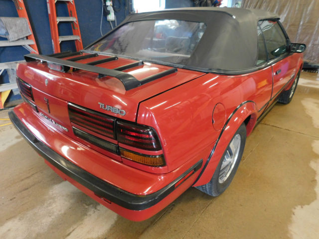 1989 pontiac sunbird gt turbo t1258839