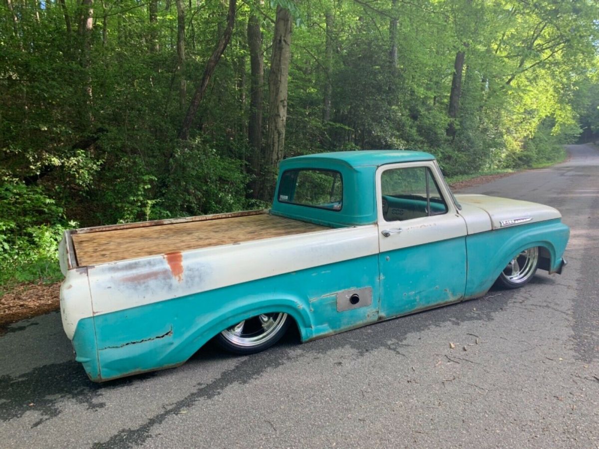 1962 ford f100 unibody pickup truck hot rod rat rod patina truck