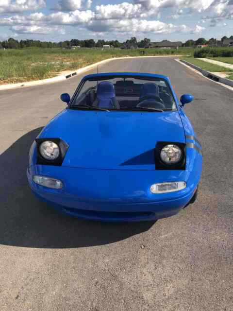 1990 mazda miata convertible blue rwd manual