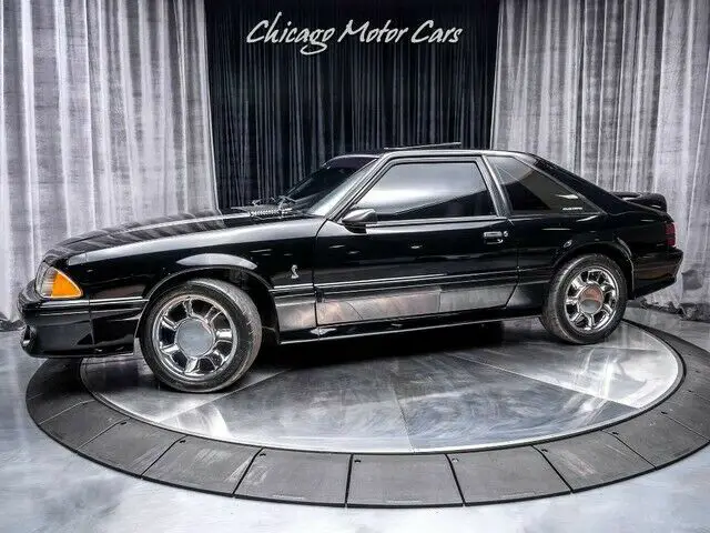 1993 ford mustang cobra svt only 58k miles! black clearcoat