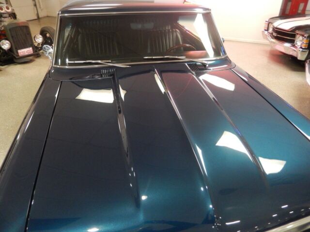 1966 chevrolet nova ss danube blue 327 a/c