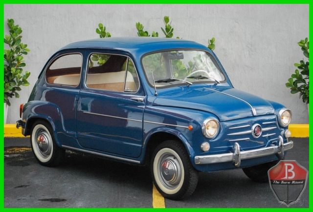 1962 fiat 600 italian coupe fully restored euro car with florida title 500 seat