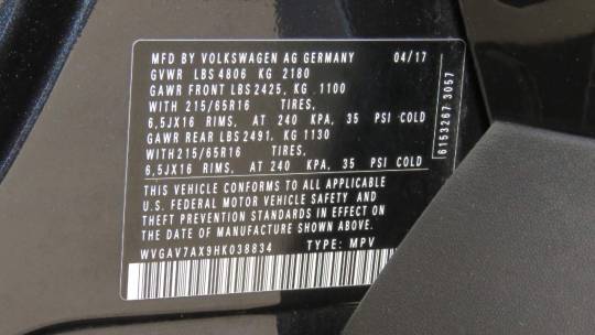 2017 Volkswagen Tiguan