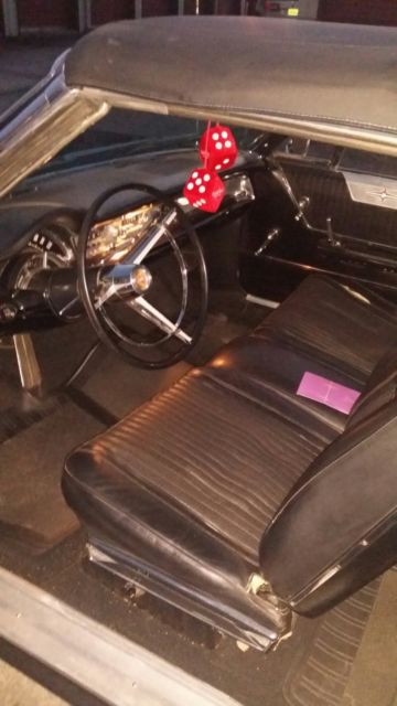 mopar 1965 65 chrysler 300 convertible 383 black/black rare
