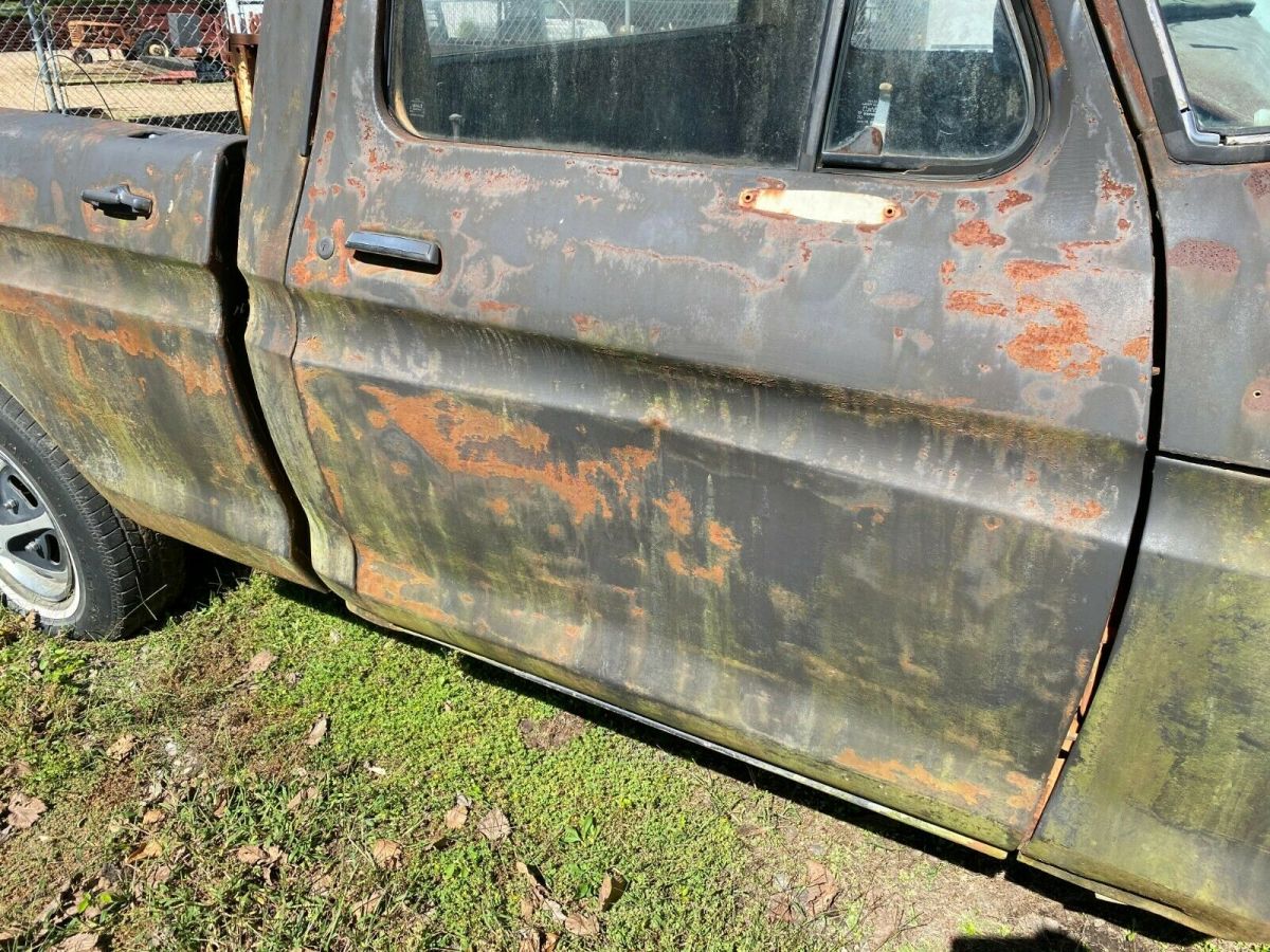 1977 ford f-100 custom swb v8 project rat rod restorable