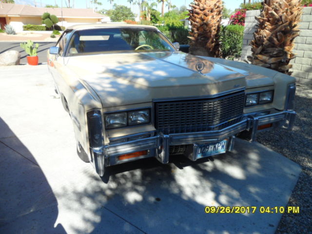 eldorado convertible / desert car / great value for a weekend beach car