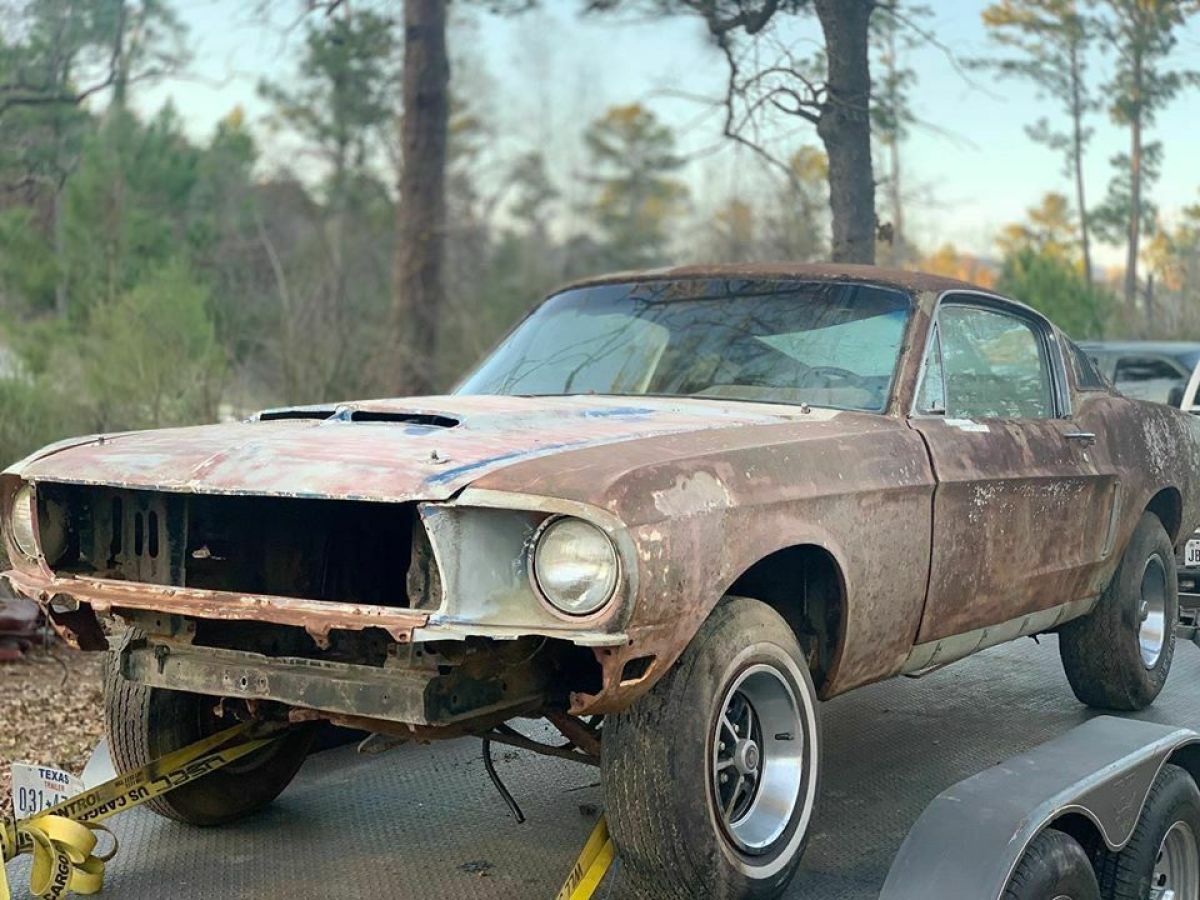 1968 ford mustang fastback - clean title - factory v8 car