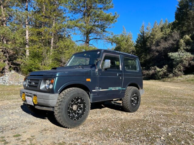 1996 suzuki samurai jimmy convertible blue 4wd automatic rhd