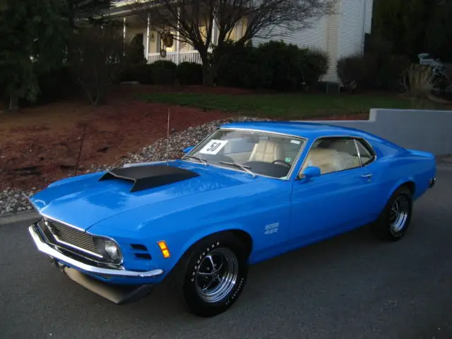 1970 boss 429 mca concours trailored gold fresh resto mint cond
