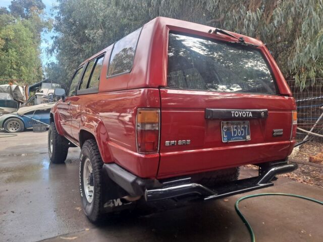 1987 toyota 4runner suv red 4wd manual rn60