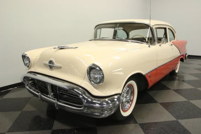 1956 oldsmobile 88 19818 miles shantung beige coupe 324 v8 4 speed automatic