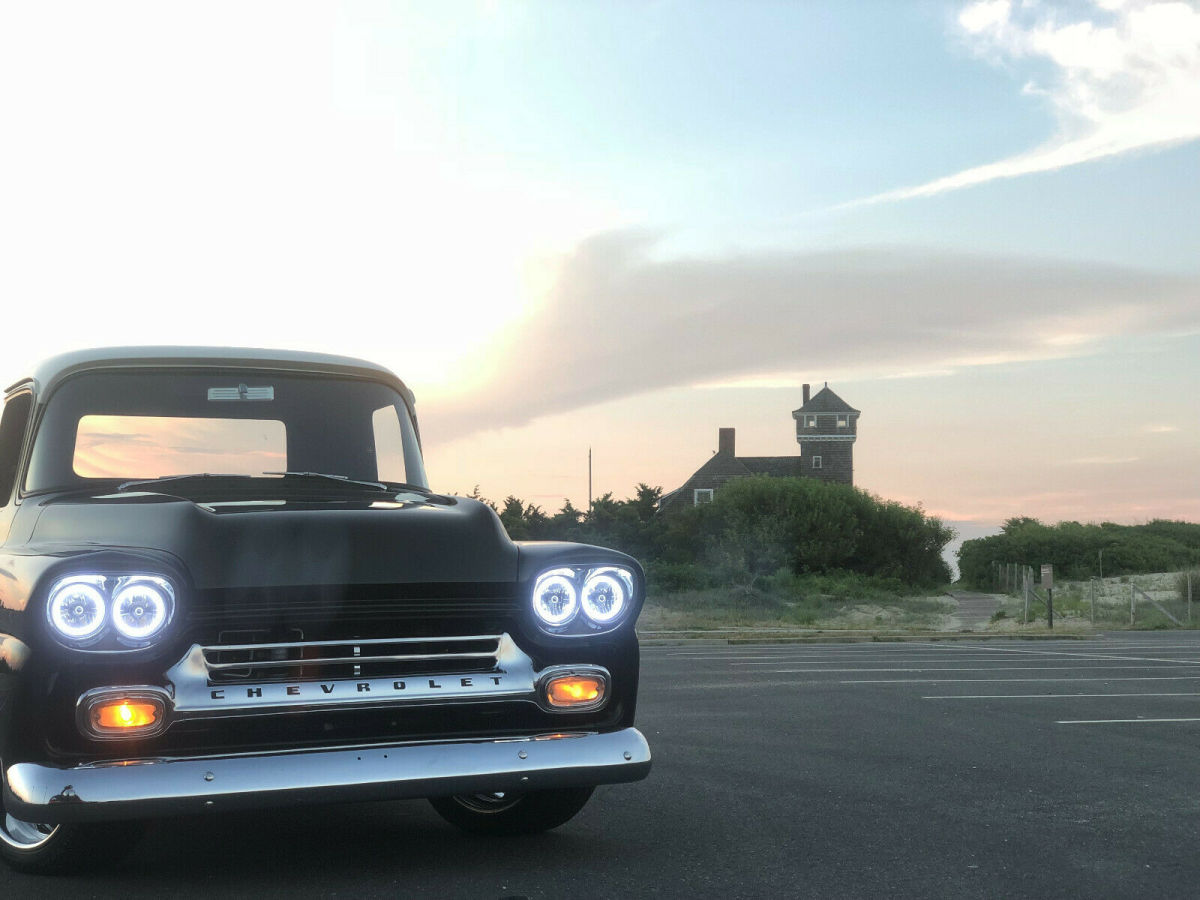 1959 chevrolet pickup pickup green rwd manual custom