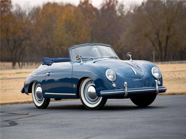 1953 porsche cabriolet 381 miles azure blue manual
