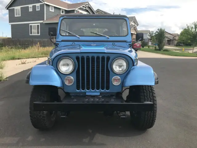1984 cj7 renegade ice blue paint code 99k miles rust free california jeep