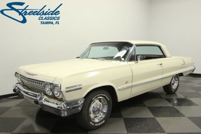 1963 chevrolet impala 46174 miles adobe beige coupe 283 v8 4 speed manual