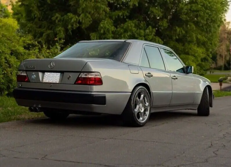 1992 mercedes 500e wide-body. w124 performance sedan, brabus wheels