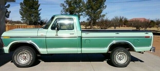 1978 ford f-150 ranger xlt 4x4 green v8 automatic