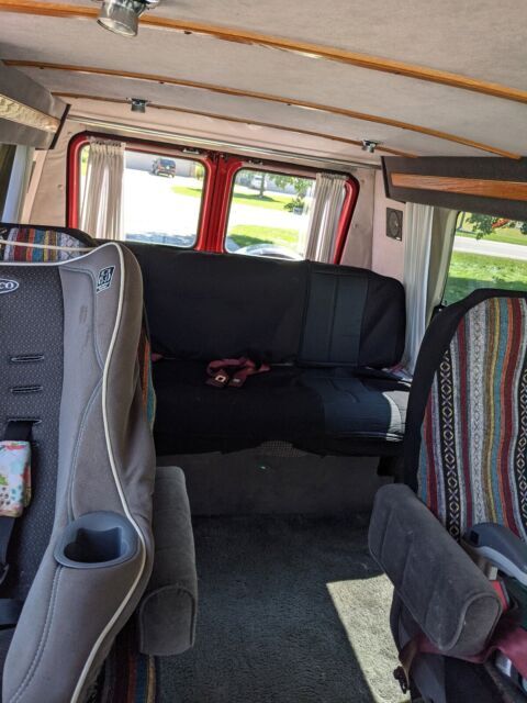 1989 gmc rally wagon / van van red rwd automatic g2500