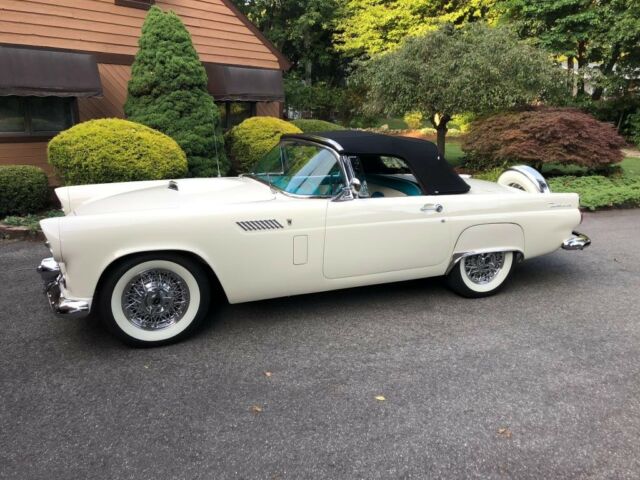 1956 ford thunderbird 312v8 auto air 2 tops 2 owners fabulas!!