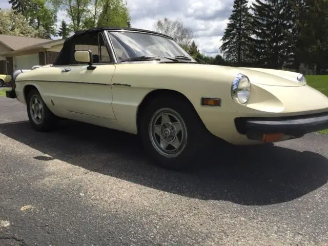 1982 alfa romeo spider no reserve