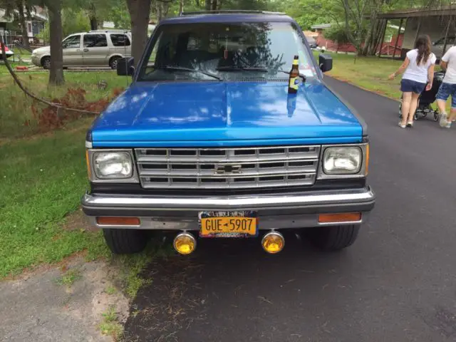 1986 chevrolet blazer s-10