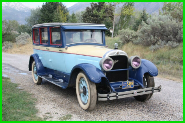 1925 cadillac 4 door sedan 7 passenger v8 52 hp manual 7 day clock glass wings
