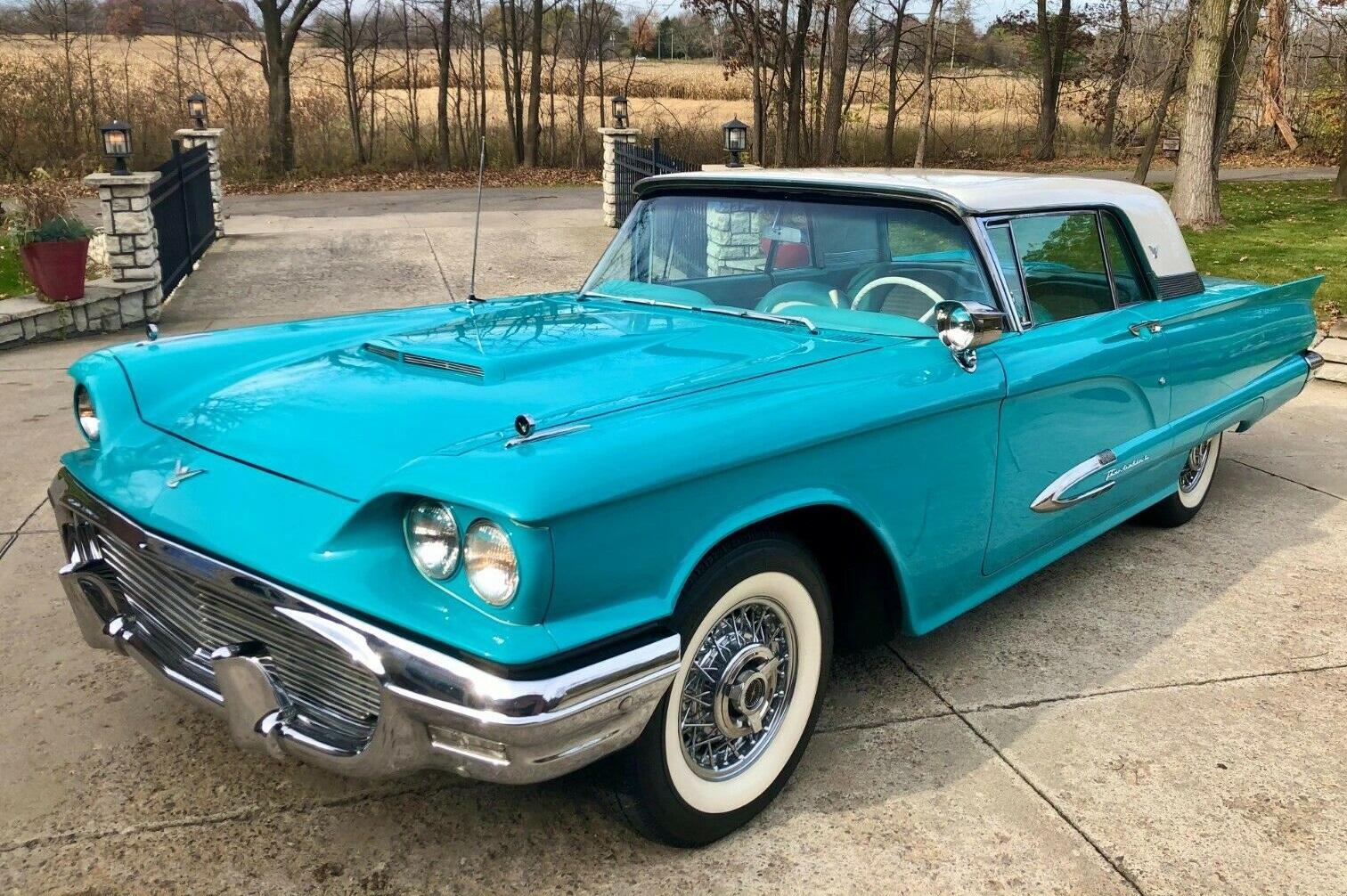 1959 ford thunderbird coupe gorgeous classic car