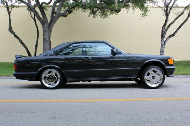 1985 mercedes benz 500 sec amg 6.0 amg 47,485 miles blue-black metallic 2 door