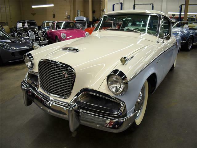 1956 studebaker sky hawk coupe 47078 miles white coupe 289ci v8 automatic