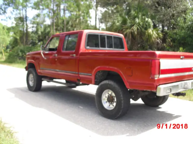 1985 ford f350 crew cab short bed 4x4