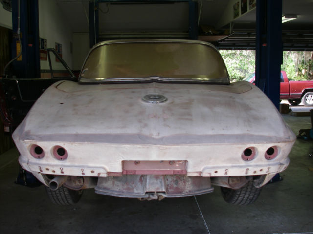 1964 chevy corvette convertible roller project protouring