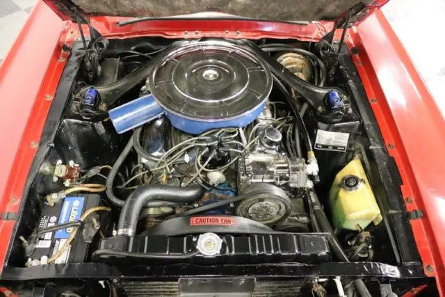 1967 mercury cougar 67855 miles red coupe 289 v8 3 speed automatic