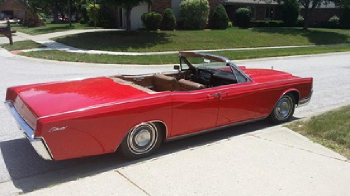 beautiful 1967 lincoln continental convertible - suicide doors in indianapolis, in