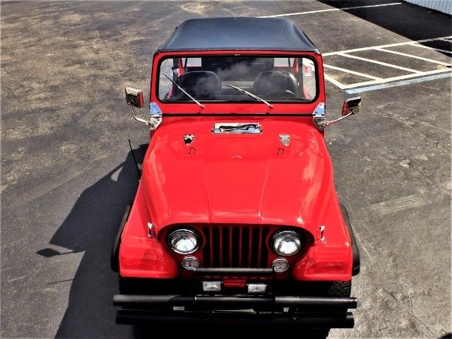 1977 jeep wrangler cj5 109,181 miles red v6 manual
