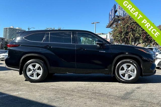 2021 toyota highlander hybrid le