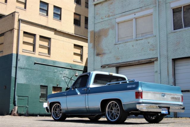 1978 chevrolet c-10 pickup slammed patina pro touring