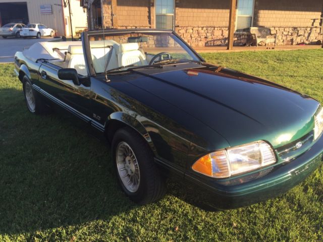 1990 ford mustang fox body convertible 25th anniversary 7-up edition