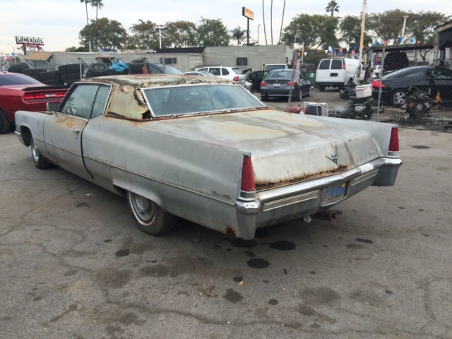 1969 cadillac coupe deville running california car
