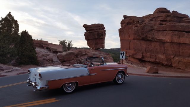 beautiful 1955 chevrolet bel air convertible in rare color option