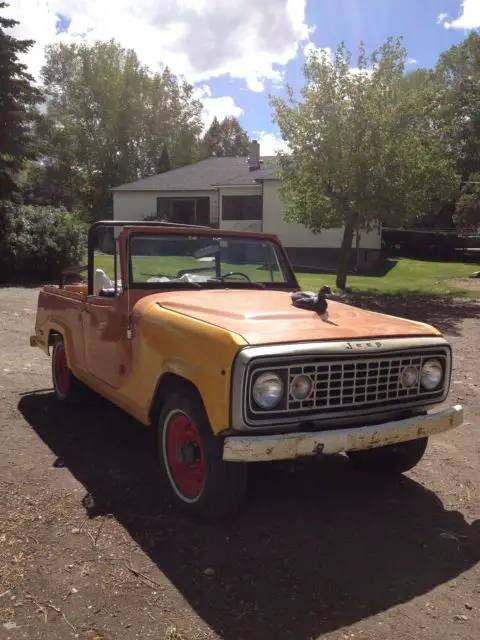 '72 jeep commando orange, unique