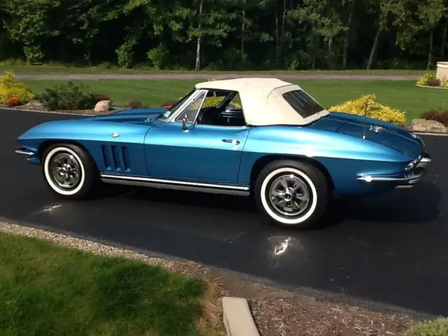 1965 corvette 365 hp 2tops 5 kh-ko's + frameoff ncrs regional top flight 97+%
