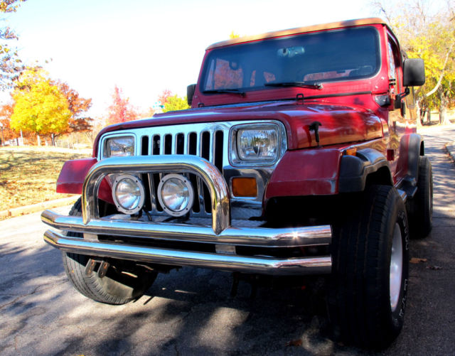 1987 jeep wrangler 4” lifted 6cyl. auto transs. new motor & tranny
